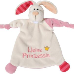 Schmusetuch Hase kleine Prinzessin 25x25
