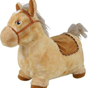 Aufblasb. Hüpftier Hopping Horse beige