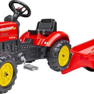 Tret-Traktor mit Hänger rot 2-5 J.