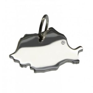 Rumänien Anhänger mit Brillant 0,015ct am Wunschort  925 Silber