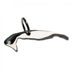 Wangerooge Anhänger mit Brillant 0,015ct am Wunschort  925 Silber