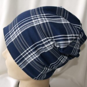 Winterbeanie "Karo" gefüttert Gr. 54/56