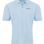MIASANFESCH, Mia san Bayern Herren Hemd Polo Shirt hochwertig Skyblue Größe M