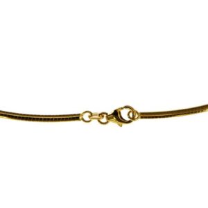 Halsreif Omega 1mm - 40cm - 585 Gelbgold Kette