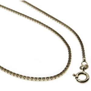 Halskette Venezia 1,2mm - 60cm - 333 Weißgold