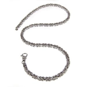 5mm Königskette 65cm  - 750 Gold Weißgold