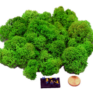 Muwse Islandmoos Grasgrün 10 g Maßstab Spur Z Modellbau