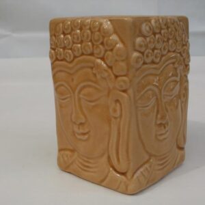 Duftlampe Buddha, eckig aus Keramik