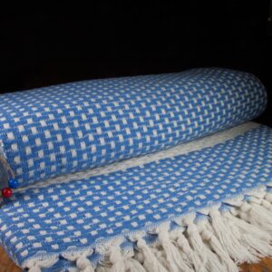 Ecoplaid Piqué Blau