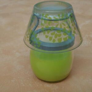 Kerzenlampe mit Lemongras Wachs 11 cm hoch