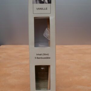 Raumduft Vanille 30 ml mit Bambusstäbchen