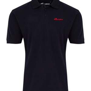 MIASANFESCH, Mia san Bayern Herren Hemd Polo Shirt hochwertig Dunkelnavy Größe M
