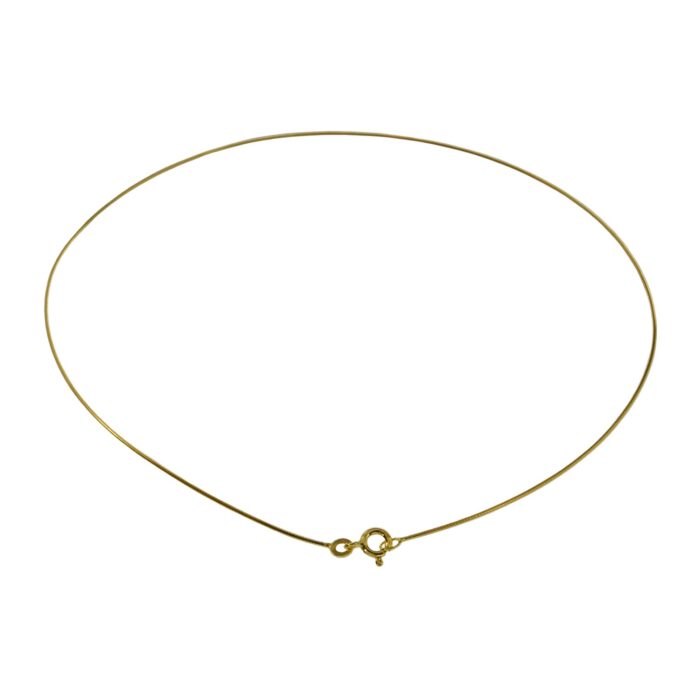 353-001-20-45-Halsreif-Omega-0-8mm-45cm-585-Gel 353-001-20-45-Halsreif-Omega-0-8mm-45cm-585-Gel