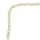 453-009-10-25-Fusskettchen-Herzkette-25cm-333-Gelb_2