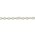 453-009-10-25-Fusskettchen-Herzkette-25cm-333-Gelbgo-1