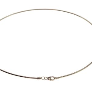 Halsreif Omega 1,2mm - 42cm - 585 Weißgold