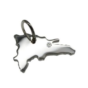 DomRep Anhänger mit Brillant 0,015ct am Wunschort 925 Silber