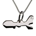 50cm Kette + Elba mit Brillant am Wunschort  in 925 Silber