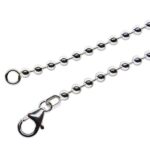 Kugelkette 2,5mm - 925 Silber - Karabiner-Verschluss - 70cm