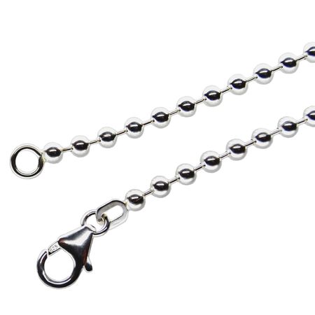 NEW-219-Kugelkette-2-5mm-925-Silber-Karabiner-Verschluss-60cm-Kugelkette-Halskette-Silberkette-Silberschmuck-Collier-4095-0 NEW-219-Kugelkette-2-5mm-925-Silber-Karabiner-Verschluss-60cm-Kugelkette-Halskette-Silberkette-Silberschmuck-Collier-4095-0
