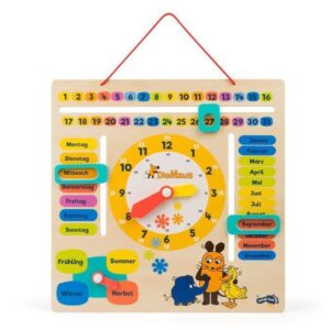 small foot  Die Maus Lernuhr mit Kalender