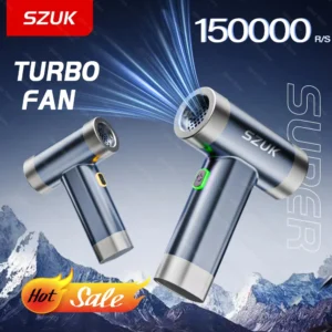 150000 U/min Turbofan Luftgebläse Mini Turbo Fan Bürstenlosen Motor Handheld Kanal Fan Tragbare Lade Reinigung Auto Staubsauger