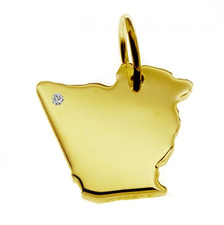 AH-Algerien585brill-Algerien-Anhaenger-mit-einem-Brillan AH-Algerien585brill-Algerien-Anhaenger-mit-einem-Brillan