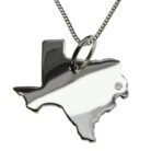 AP1-Texas925brill-50cm-Halskette-Texas-Anhaenger-m