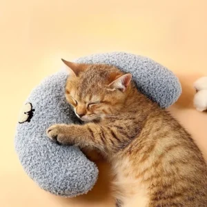 Soft Pet Pillow Cushion for Cats Dogs Thick Cotton Sleeping Headrest Comfortable Bite Resistant Pet Bed Accessory