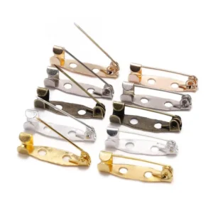 50 teile/los 15 20 25 35 40mm Brosche Clip Basis Pins Sicherheitsnadeln Brosche Einstellungen Blank Basis Für DIY schmuck Machen Liefert
