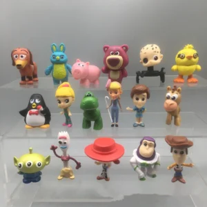 Nette Film Toy Story 4 Woody Buzz Lightyear Forky PVC Action Figure Jessie Woody Alien mini Puppen Spielzeug für Kinder weihnachten Geschenk