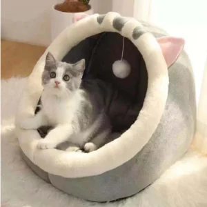 Warmes, weiches Katzenbett, Winter, warmes Haus, Höhle, Haustier, Hund, weiches Nest, Zwinger, Kätzchenbett, Hausschlafsack für kleine und mittelgroße Hunde
