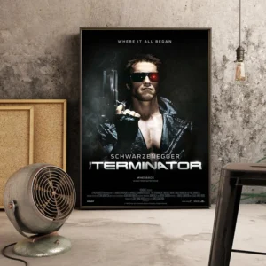 Der Terminator Filmkunst Poster Leinwand Malerei Poster und Drucke Cuadros Wandkunst Bild für Wohnzimmer Home Decor