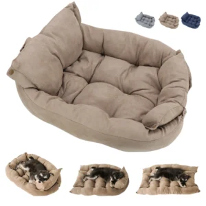 Multifunktions-Hundebettmatte, 3-in-1, Hunde- und Katzen-Schlafbett, Sofa, warm, für den Winter, Welpen, Kätzchen, Nest, Zwinger, weiches Haustierkissen für Hunde und Katzen