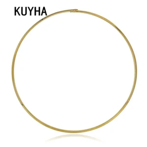 Gold/Silber Farbe Halsband Halskette Für Frauen Männer Mode Punk Schmuck Weihnachten Präsentieren Hohe Qualität
