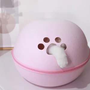 Hund Katze Bett Cave Schlafsack Zipper Ei Form Fühlte Tuch Pet Haus Katze Korb Produkte für Katze Tiere Liefert in Stoc