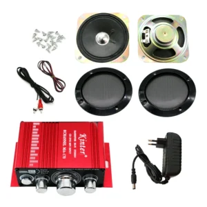 Hi-Fi Audio Stereo Verstärker Arcade Game Audio Kit 4-Zoll-Lautsprecher für Raspberry Pi Multi Game PCB Flipper
