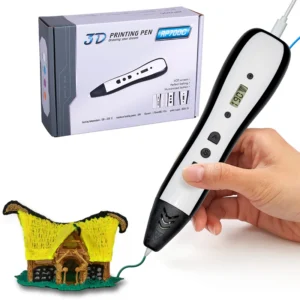 JER Hot Sales 3d Pen 3d Drawing Printer Pen with LCD Display Professional 3d Printing Pen Child Wireless