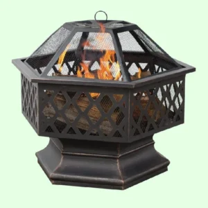 Corten Steel Fire Pit Accessories Fire Bowl Outdoor Furniture With Fire Pit Feature Modern Outdoor Furniture Set With Fire Pit