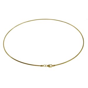 Halsreif Omega 2mm rund - 50cm - 750 Gelbgold