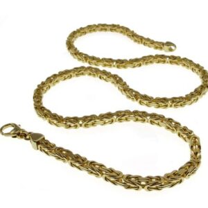 4mm Königskette 55cm - 585 Gold Gelbgold
