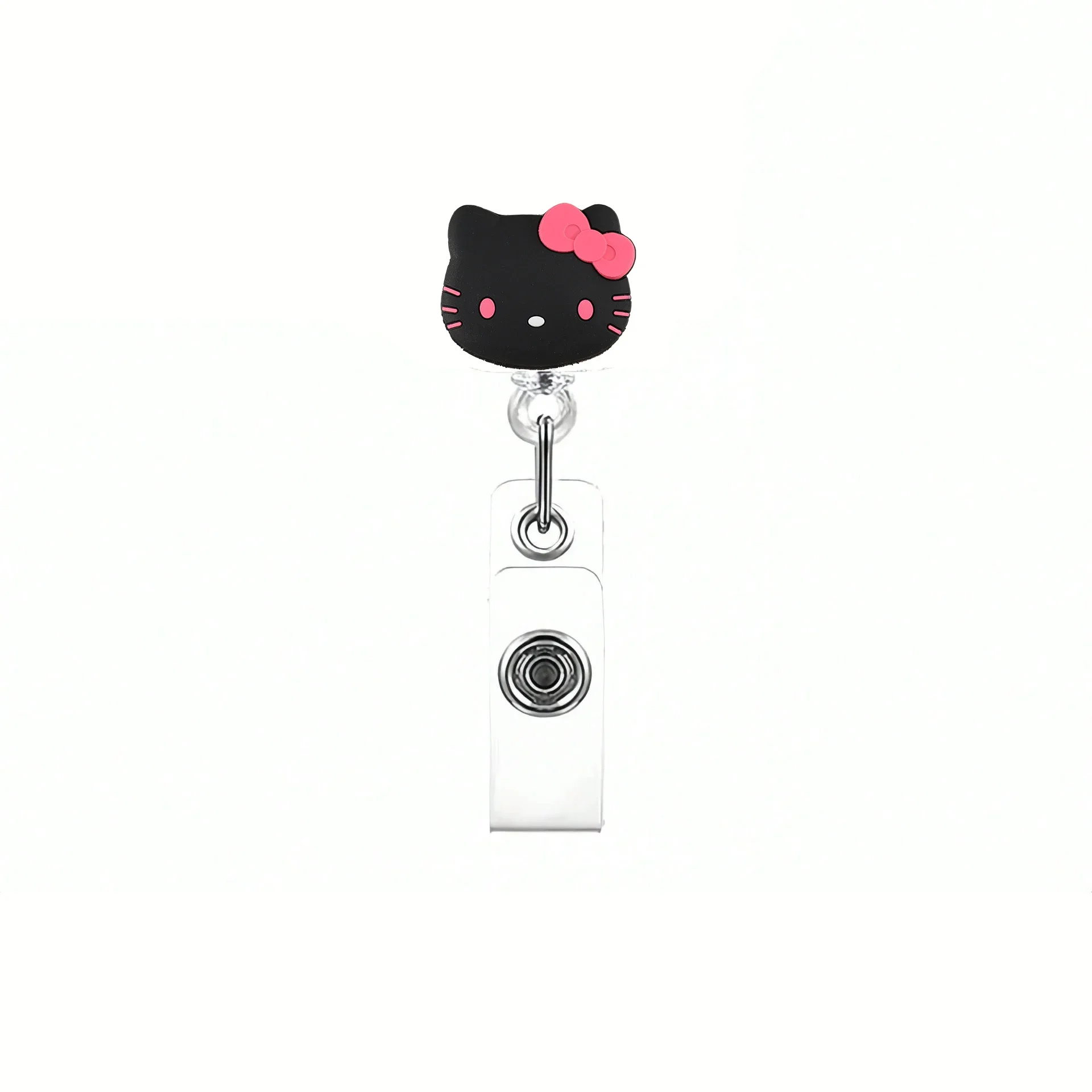 Kawaii Geschenk-Katzen-Ausweishalter Mit Glitzer-Effekt Und Schlüsselanhänger Für Frauen, Studenten Und Bürobedarf Kawaii Geschenk-Katzen-Ausweishalter Mit Glitzer-Effekt Und Schlüsselanhänger Für Frauen, Studenten Und Bürobedarf – Bild 6