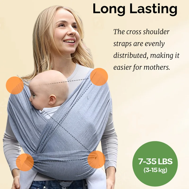 Pangdube Ergonomische Babytrage, Weiche Baumwolle, Känguru-Trage Für Neugeborene Bis 36 Monate, Bequeme Babytrage Vorne Pangdube Ergonomische Babytrage, Weiche Baumwolle, Känguru-Trage Für Neugeborene Bis 36 Monate, Bequeme Babytrage Vorne – Bild 5