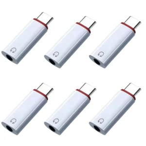 USB-C-auf-3,5-mm-Kopfhörer-Adapter, 3,5-mm-Klinkenstecker, Typ-C-Audio-Konverter, Kopfhörer-Audio-Anschluss