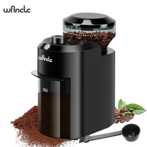 Elektrische Kaffeemühle, 220 V, Kaffeebohnenmahlung mit 28 präzisen Mahleinstellungen, Kaffeemühle für Espresso French Press 2–12 Tassen