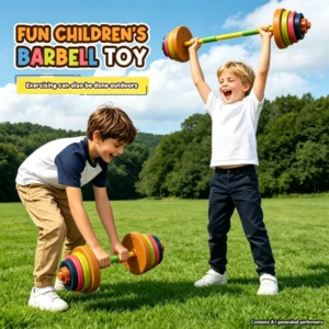 Adjustable Kids Dumbbell Barbell Set Indoor Outdoor Fitness Equipment Parent-Child Sports Toy Toddler Boy Girl Birthday Gifts