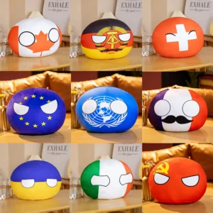 10cm Poland ball gefüllt Anhänger Puppe Land Bälle Plüsch tier russische Föderation Australien UdSSR Un Truthahn Korea Brasilien Kanada ita