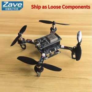 ZAVE E1 ESP32 Open-Source Mini-Drohnen-Kit, DIY Selbstbau-Quadcopter Komplettes Montage-Teilepaket für STEM-Bildung, ohne Batterie