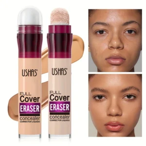 Neuer Schwammkopf-Concealer für Augenringe Sommersprossen Akne-Pigmentierung und Schönheits fehler lang anhaltende feuchtigkeit spendende flüssige Grundierung