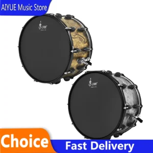 SLADE Snare Drum 14x8 Zoll Premium Pappelholz-Trommelgehäuse 10-Lug Snare Drum Set mit Trommelstöcken Professionelles Percussion-Instrument